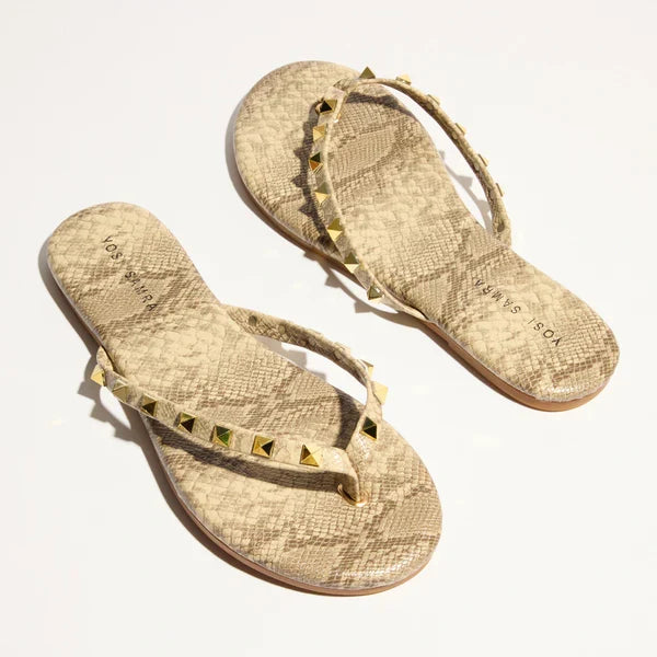 Rivington Stud Sandal - Snake