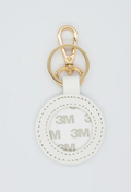 Round Leather Key Fob
