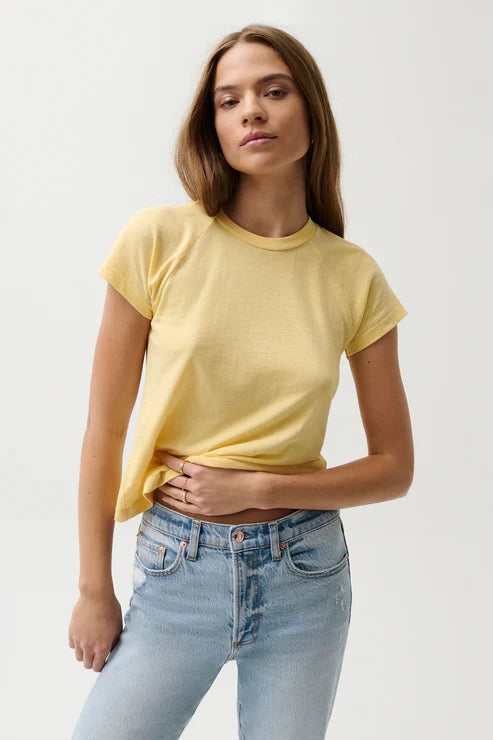 Ryn Baby Tee - Light Turmeric