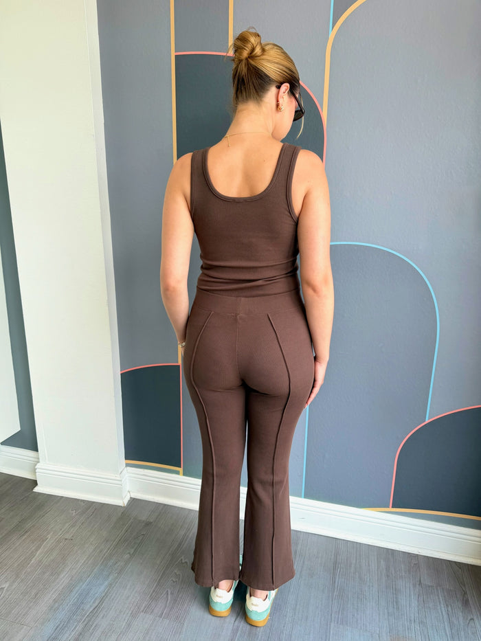 Scoop Neck Tank - Mocha
