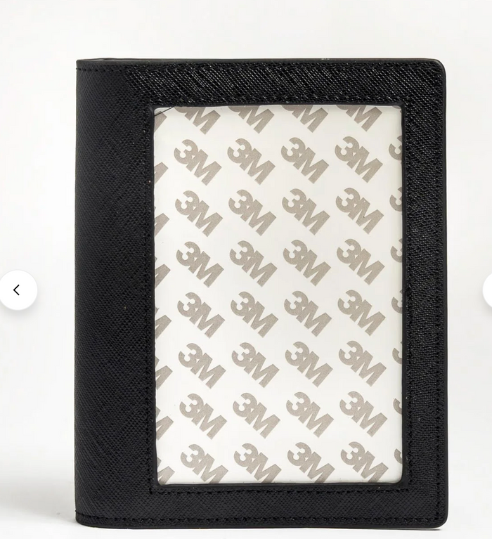 Self Finishing Passport Cover-Black