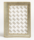 Self Finishing Passport Cover-Gold Palm