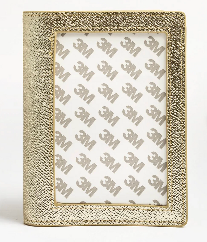 Self Finishing Passport Cover-Gold Palm