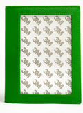 Self Finishing Passport Cover-Kelly Green