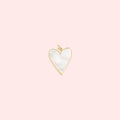 Shell Pearl Heart Charm