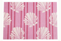 Shells/Stripes Clutch Pink