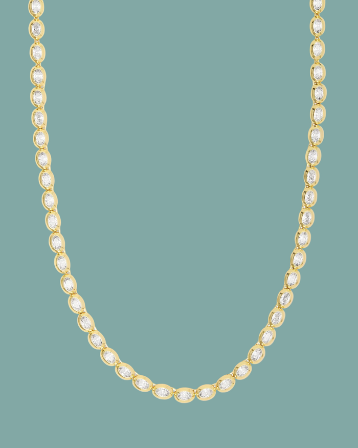 She's A Boss Tennis Necklace 16"