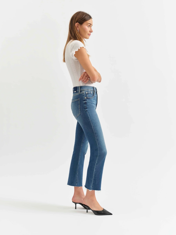 Shy Girl High Rise Crop Flare - Influencer