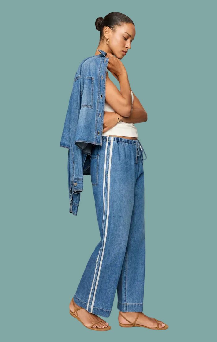 Sidelines Denim Track Pant