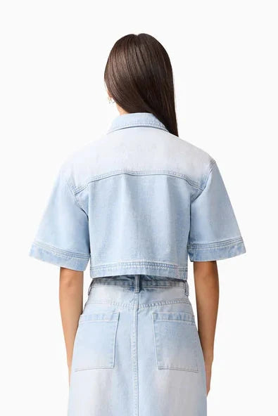 Silvie Denim Top