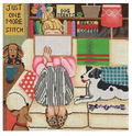 Sitching Girl with Dogs
