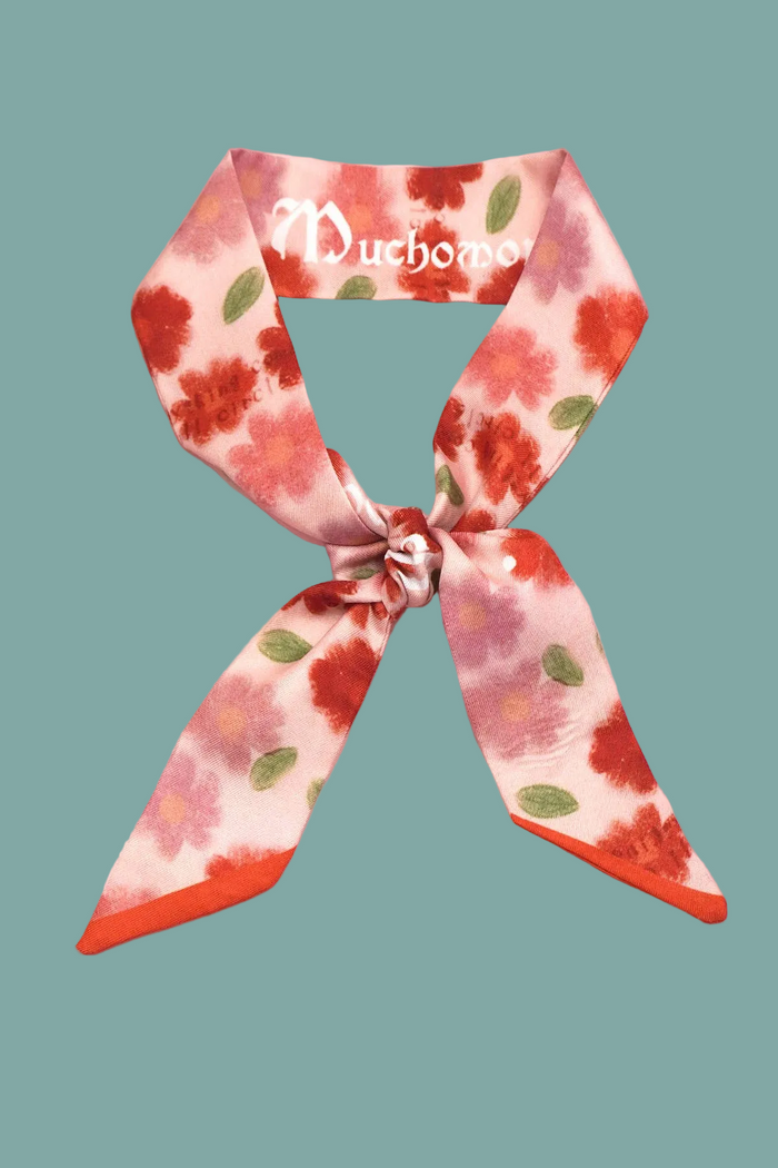 Skinny Silk Neck Scarf