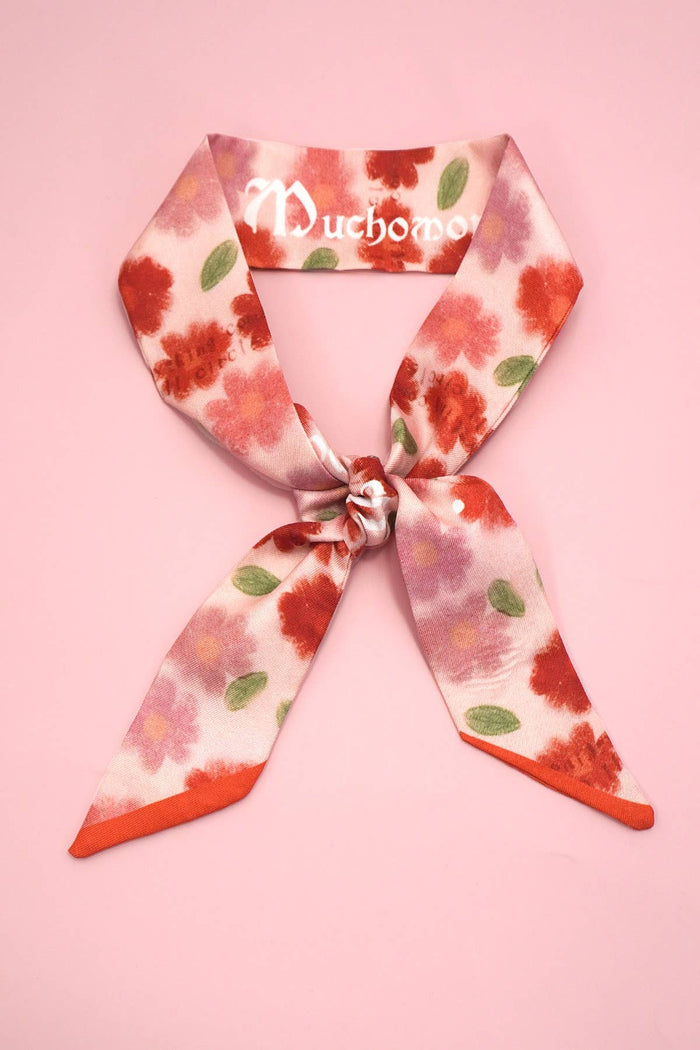 Skinny Silk Neck Scarf