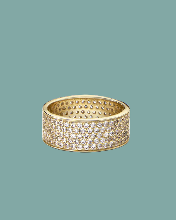 Slick Pave Ring