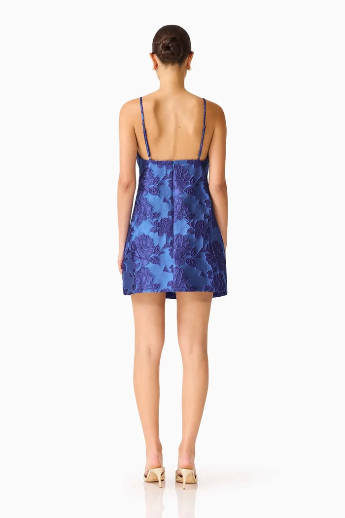 Sorelle Shift Mini Dress - Cobalt Blue