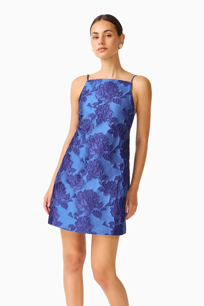 Sorelle Shift Mini Dress - Cobalt Blue