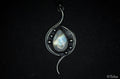 Sterling Silver Rainbow Moonstone pendant