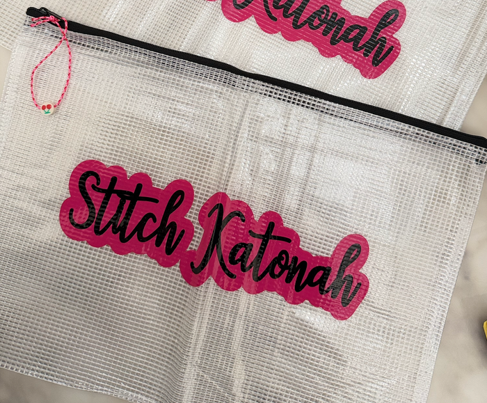 Stitch Katonah Vinyl Project Bag
