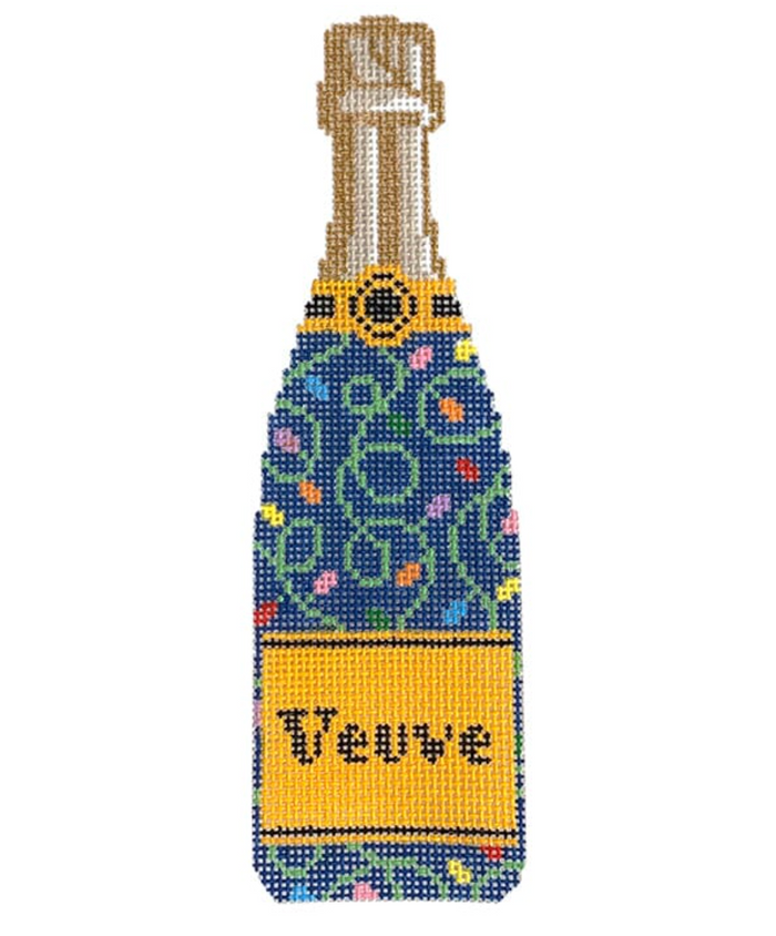 String Lights Veuve Bottle
