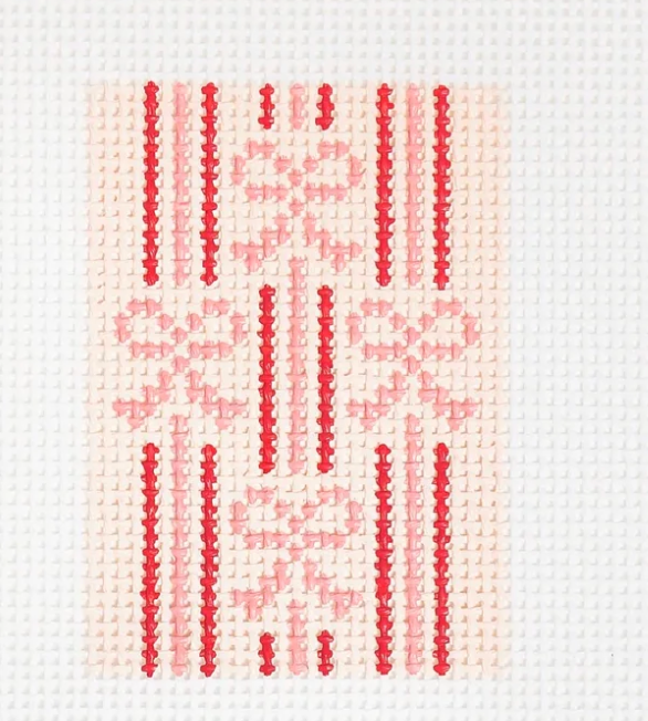 Striped Bow-Pink