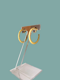 Subtle Bling Hoop