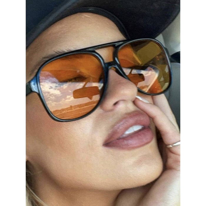 Sun-Protection Geometric Sunglasses Accessories