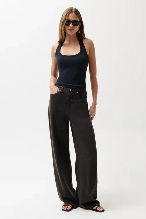 Sydney High Rise Linen Wide Leg