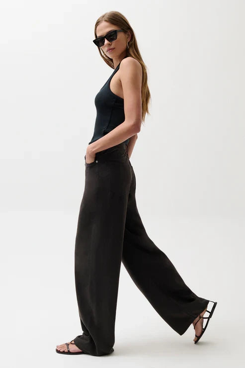 Sydney High Rise Linen Wide Leg