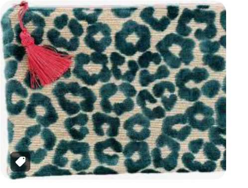 Teal Anna Clutch