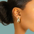 Teardrop Post Waterproof Earring