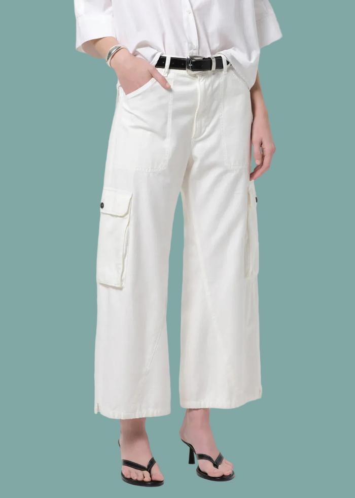Thassos Twisted Seam Utility Pant - Pashmina