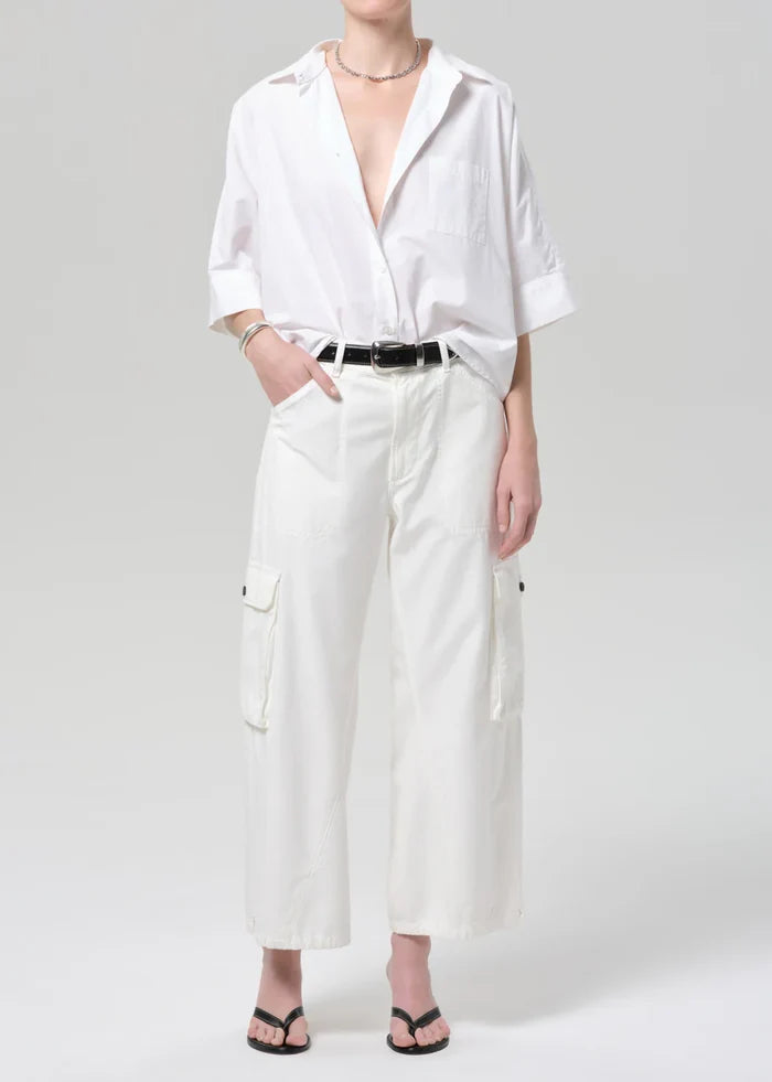 Thassos Twisted Seam Utility Pant - Pashmina