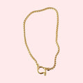 The Buckle Necklace – All Gold