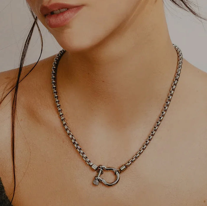 The Buckle Necklace – Stainless Steel