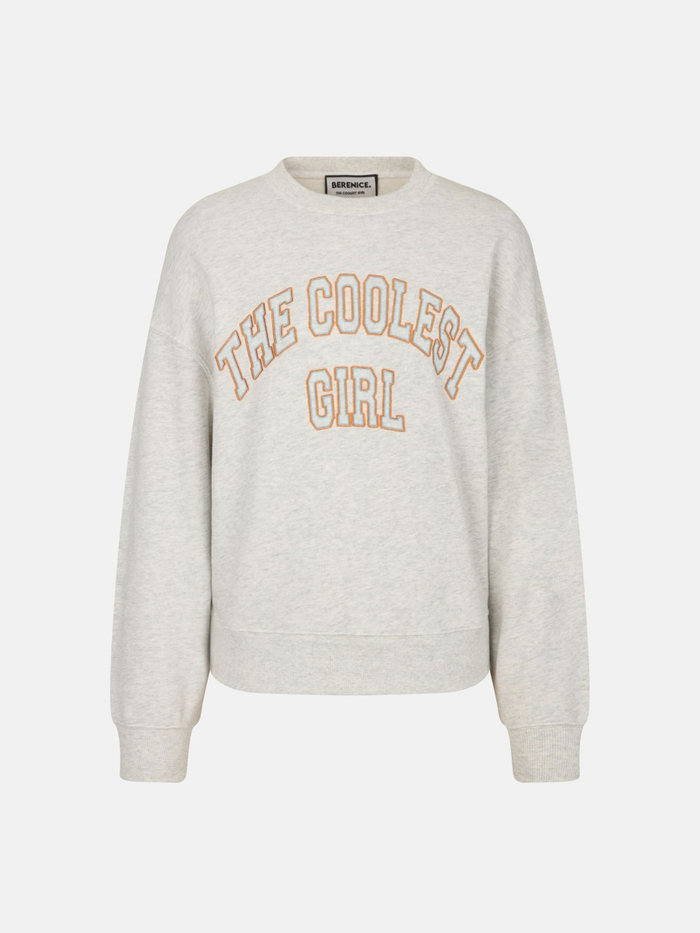 The Coolest Girl Embroidered Sweatshirt