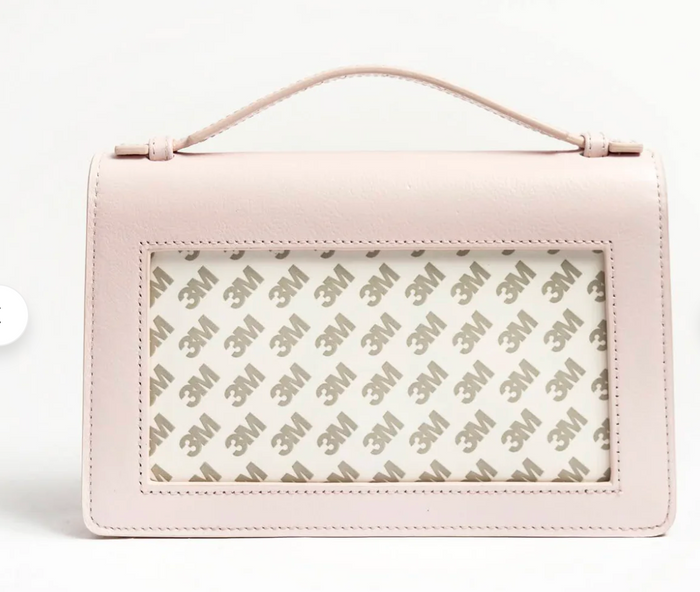 The Everyday Clutch-Blush and Silver Chain