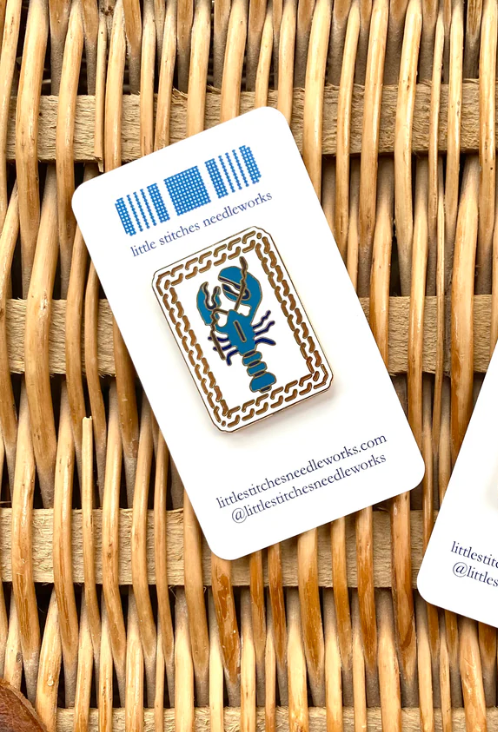 The Friendly Little Lobster Needle Minder (Blue)