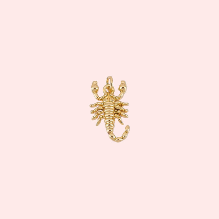 The Little Golden Scorpion Charm