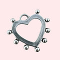 The Open Heart Pendant - Silver