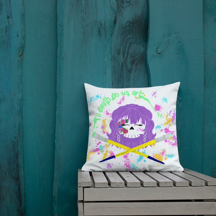 Til Death Do Us Art Pillow