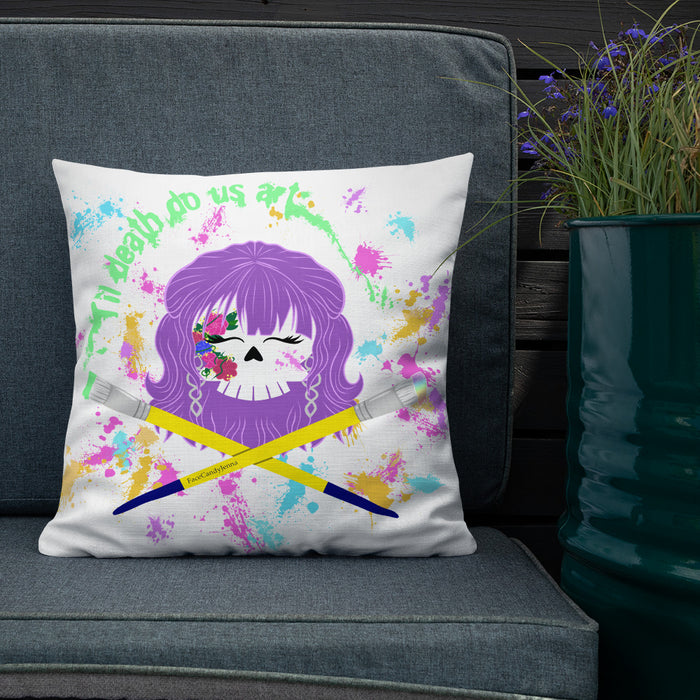 Til Death Do Us Art Pillow