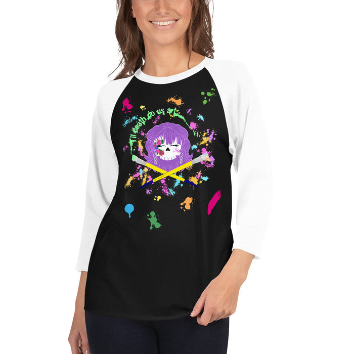 Til Death Do Us Art Raglan Shirt