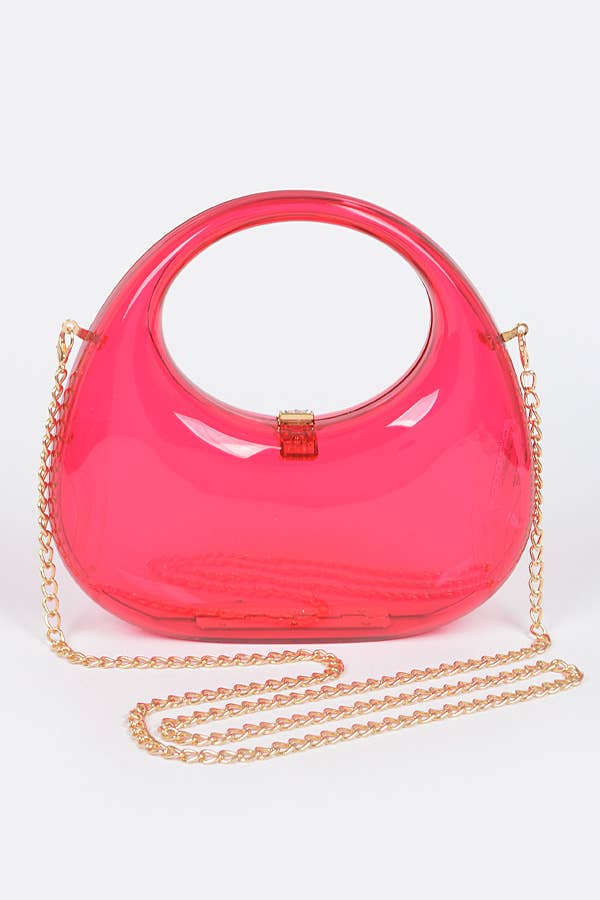 Transparent Acrylic Clutch