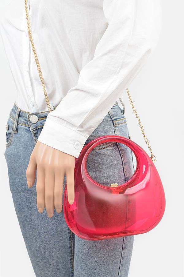 Transparent Acrylic Clutch