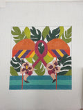 Tropical flamingos