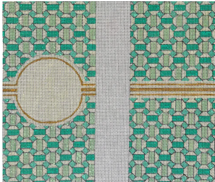 Turquoise Monogram Case