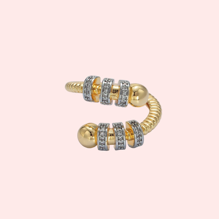 Twist of Fate Mixed Metal Ring