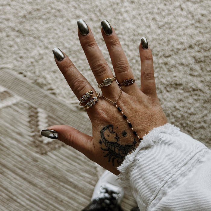 Twist of Fate Mixed Metal Ring