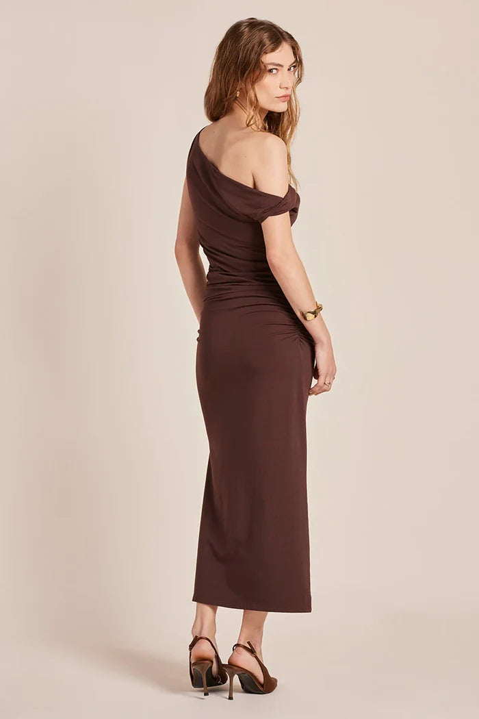 Twist Off Shoulder Dress