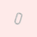 Twisted Connector Link - Silver